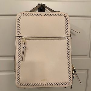 Calpak ‘Kaya’ 15” Laptop Bag in Cream / Beige